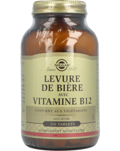 Solgar Levure de Bière Avec Vitamine B12 Comprimés x250