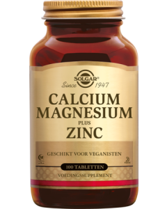 Solgar Calcium Magnésium Plus Zinc Comprimés x100