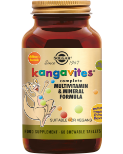 Solgar Kangavites Enfant Tropical Comprimés à Croquer x60