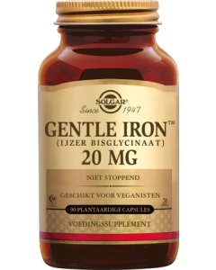 Solgar Gentle Iron Fer Doux Gélules Végétales x90