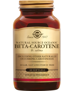 Solgar Beta Carotène 7mg Capsules Molles x60