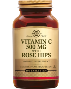 Solgar Vitamine C 500mg Avec Rose Hips Comprimés x100