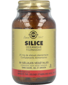 Solgar Silice Océanique Gélules Végétales x50