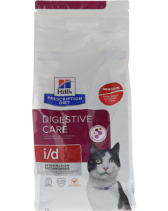 Hill's Prescription Diet Croquettes Chat i/d Digestive Care Activbiome+ Poulet 3kg