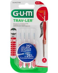 Gum Brossettes Interdentaires Trav-Ler 0,8 mm x4