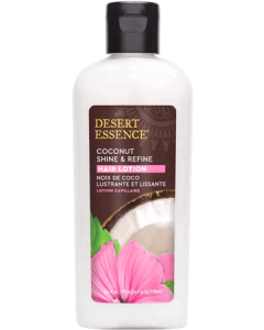 Desert Essence Lotion Capillaire Lustrante et Lissante à la Noix de Coco 190ml