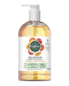 Gifrer Gel Douche Corps et Cheveux Pêche-Abricot 500 ml