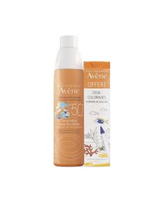 Avène Solaire Spray Enfant Spf 50+ 200ml Offre Spéciale Coloriage Offert