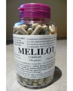Florit Mélilot compose 250 gélules