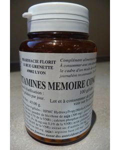 Florit Vitamines mémoire-concentration 100 gélules