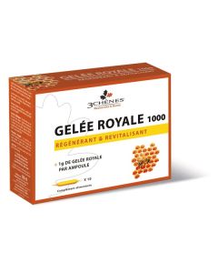 3 Chênes Gelée Royale 1000 10 Ampoules