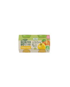 Blédina Les Récoltes Bio Pommes Coings dès 4/6 mois 2x130g