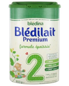 Blédina Blédilait Premium 2ème âge Formule Epaissie 800g