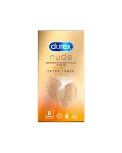 Durex Nude XL Sensation Peau contre Peau 8 Préservatifs