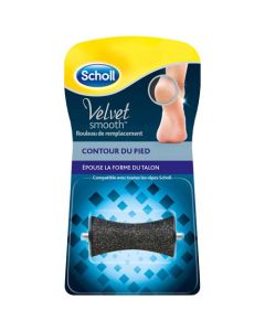 Scholl Velvet Smooth Contour du Pied 1 Rouleau de Remplacement