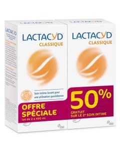 Lactacyd Soin Intime Lavant Lot de 2x400 ml