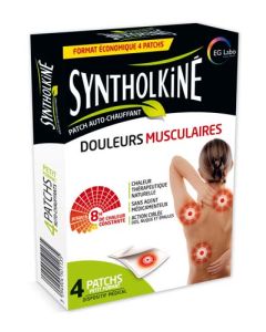 SyntholKiné Patch Auto-Chauffant Petit Format x4