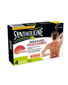 SyntholKiné Patch Auto-Chauffant Grand Format x4