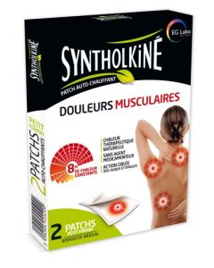SyntholKiné Patch Auto-Chauffant Petit Format x2