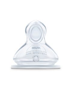 Nuk 2 Tétines Physio Air System FC+T2 XL lait avec céréales