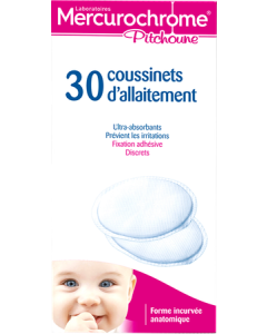 Mercurochrome Pitchoune Coussinets D'Allaitement x30