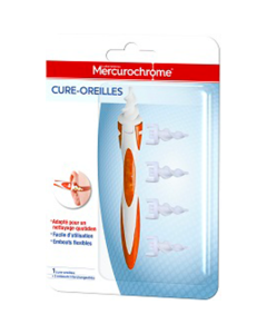 Mercurochrome Cure Oreilles + 5 Recharges