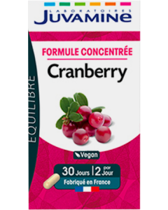 Juvamine Cranberry Confort Urinaire Gelule 60