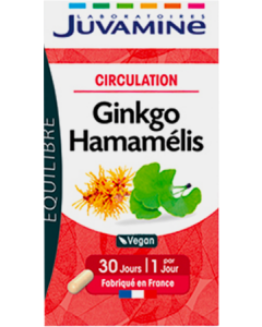 Juvamine Gingko Hamamélis Circulation Gelule 30