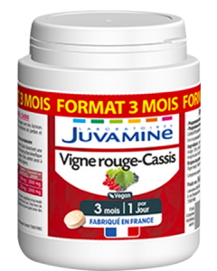 Juvamine Vigne Rouge Cassis 2000mg Comprime 90