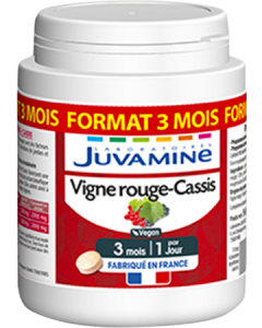 Juvamine Vigne Rouge Cassis 2000mg Comprime 30