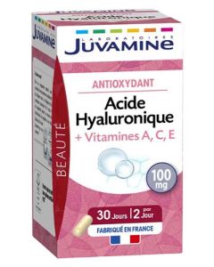 Juvamine Acide Hyaluronique Vitamines A C E Antioxydant Gélules x60