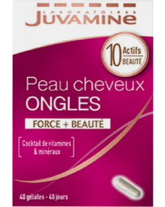 Juvamine Peau Cheveux Ongles Gelule 40