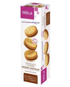 Milical Nutrition Saveur Chocolat 12 Biscuits