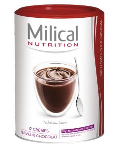 Milical Hyperprotéiné Saveur Chocolat 12 Crèmes