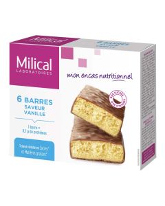 Milical Hyperprotéiné Vanille 6 Barres
