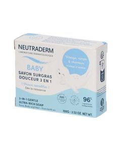 Neutraderm Baby Savon Solide 3en1 100g