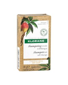 Klorane Mangue Shampoing Solide Nutrition 80 g