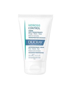 Ducray Hidrosis Control Crème Déodorant Anti Transpirante Visage Mains et Pieds 50 ml