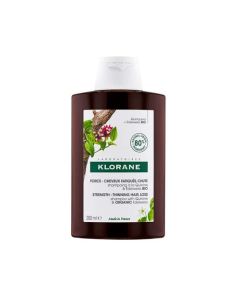 Klorane Quinine Shampoing fortifiant à la Quinine & Edelweiss BIO - Chute de cheveux, cheveux fatigués 200 ml