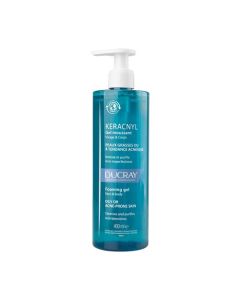 Ducray Keracnyl Gel Moussant Nettoyant Purifiant Visage 400ml