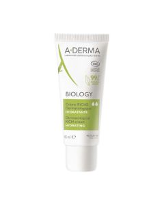 A-Derma Biology Crème Visage Hydratante Riche 40 ml