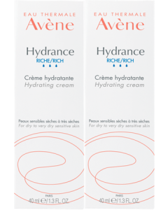 Avène Hydrance Crème Riche Hydratante 40ml x2