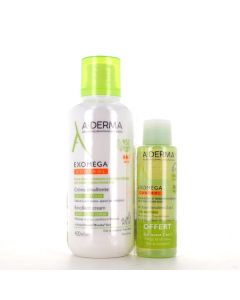 A-Derma Exomega Crème Emolliente Antigrattage 400ml + Gel Lavant 100ml