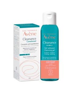 Avène Cleanance Comedoned 30ml + Gel Nettoyant 100ml Offert