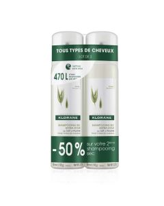 Klorane Avoine Shampoing Sec 2x150ml