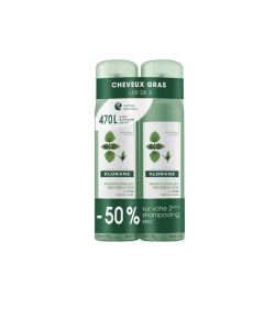 Klorane Ortie Shampoing Sec Séboréducteur 2x150ml
