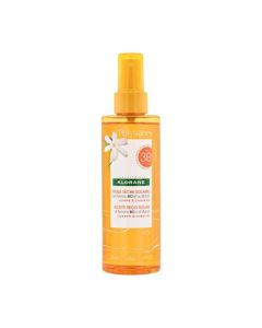 Klorane Solaire Huile Sèche Solaire Spf 30 au Monoï et Tamanu Bio Corps et Cheveux 200 ml