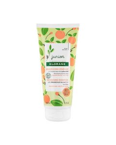 Klorane Junior Shampoing Démêlant à L’Avoine Bio Parfum Pêche Corps et Cheveux enfant 200 ml