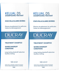 Ducray Kelual DS Shampooing Traitant Antipellicullaire 100ml x2