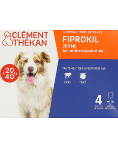 Clement Thekan Fiprokil Spot On Chien 20/40kg x4